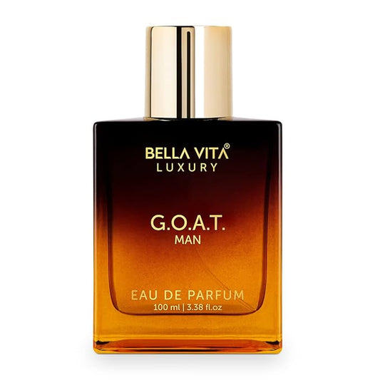 Bella Vita Luxury G.O.A.T Eau De Parfum Perfume for Men with Bergamot, Lavender & Patchouli|Woody & Oriental Long Lasting EDP Fragrance Scent, 100 Ml